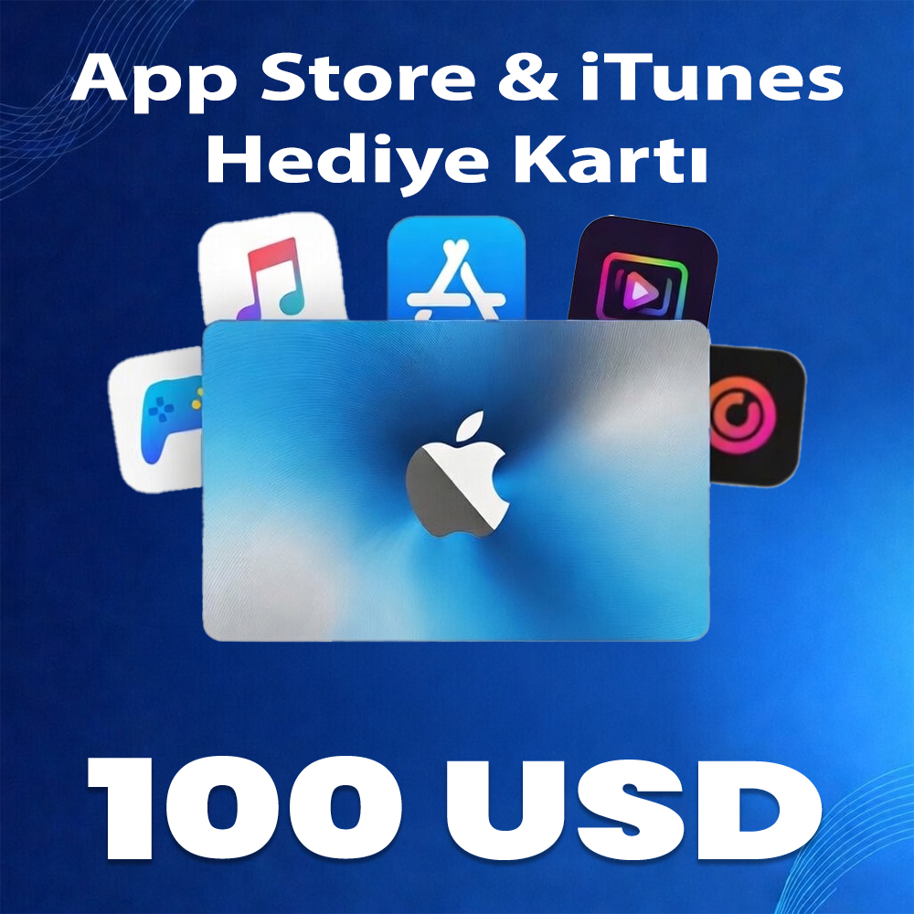 100 USD App Store & iTunes Hediye Kartı