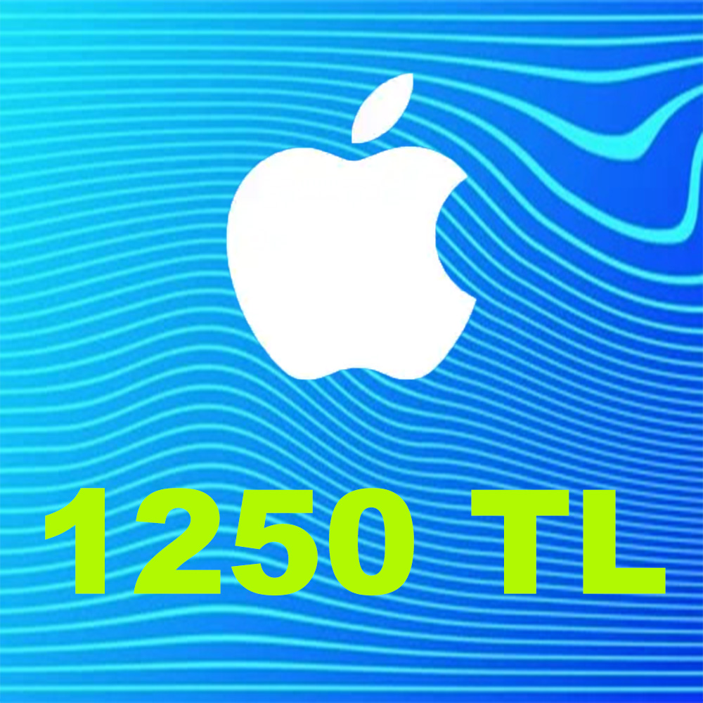 1250 TL App Store & iTunes Hediye Kartı