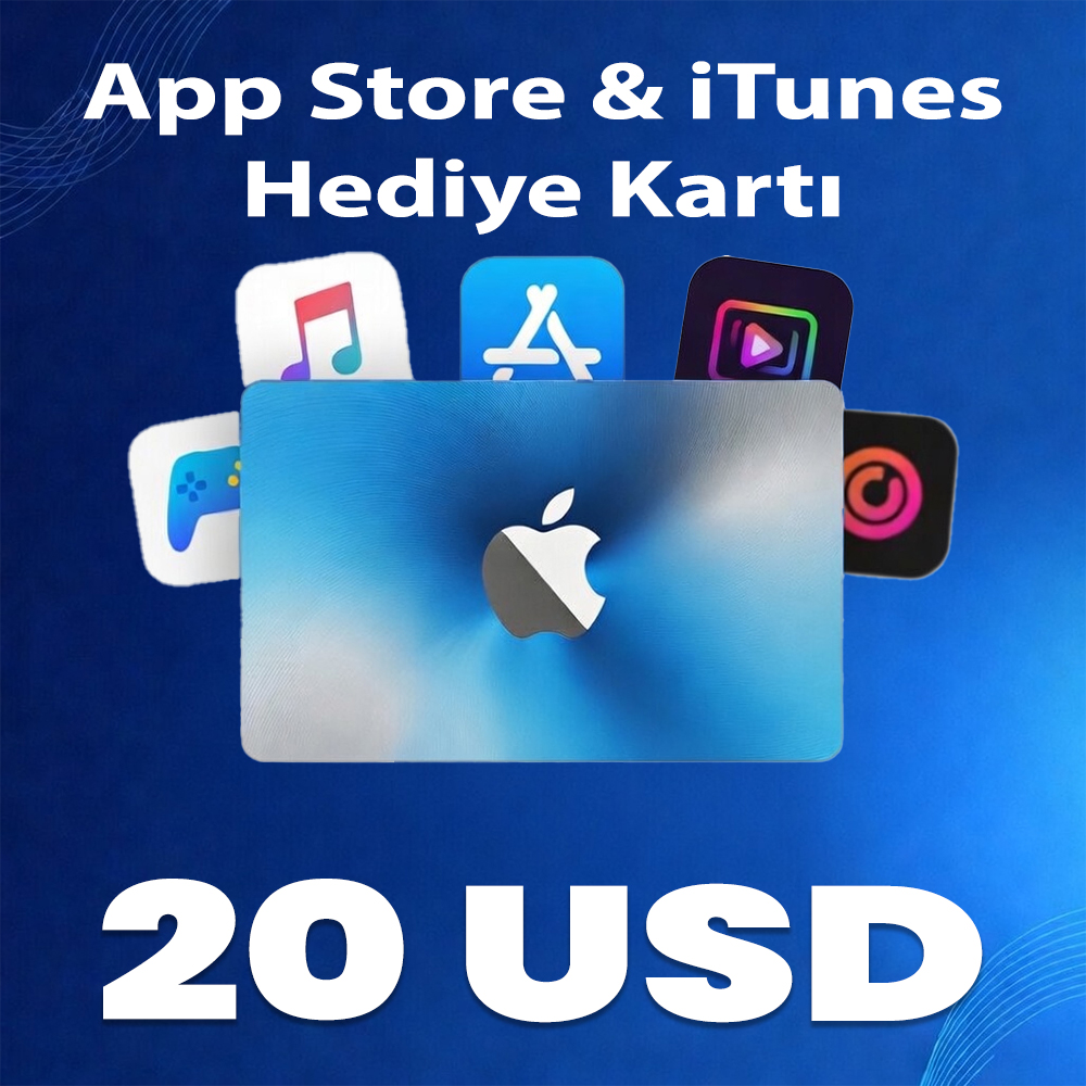 20 USD App Store & iTunes Hediye Kartı