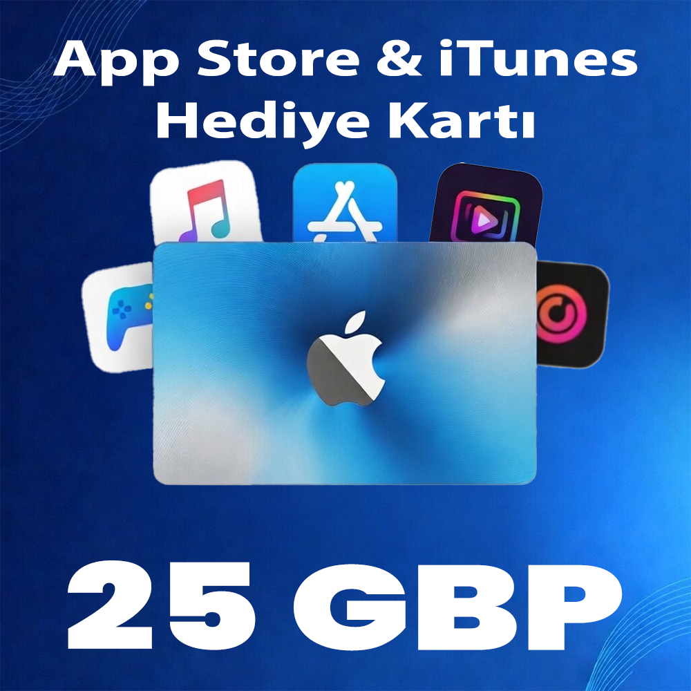 25 GBP App Store & iTunes Hediye Kartı