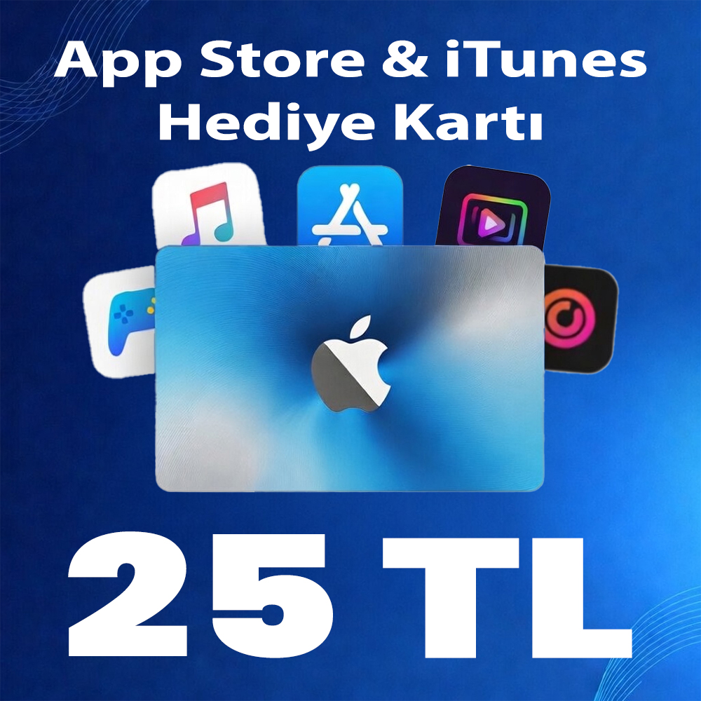 25 TL App Store & iTunes Hediye Kartı