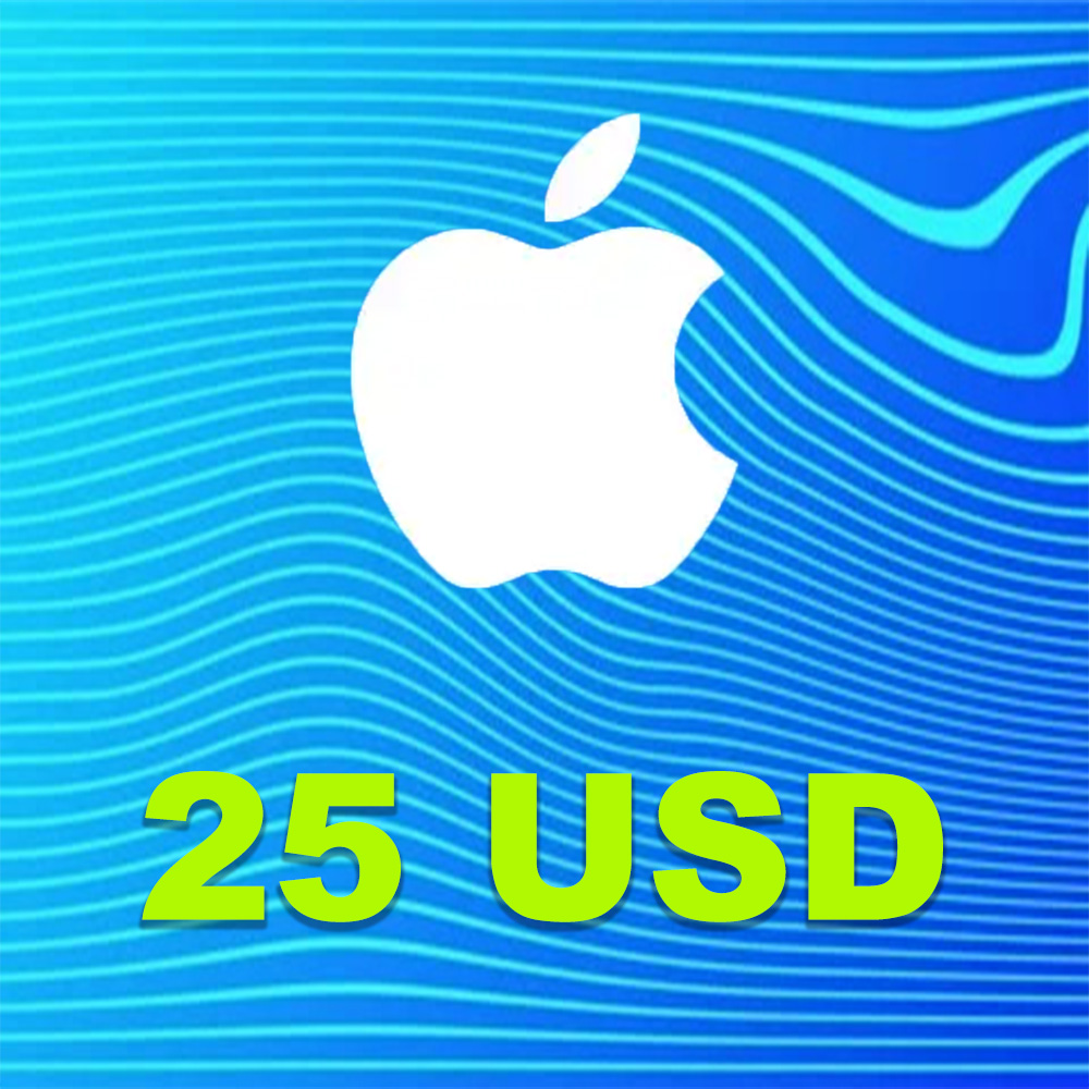 25 USD App Store & iTunes Hediye Kartı