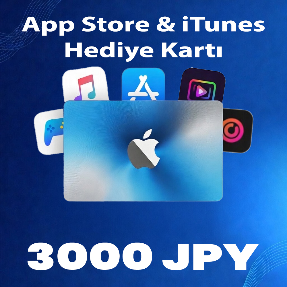 3000 JPY App Store & iTunes Hediye Kartı
