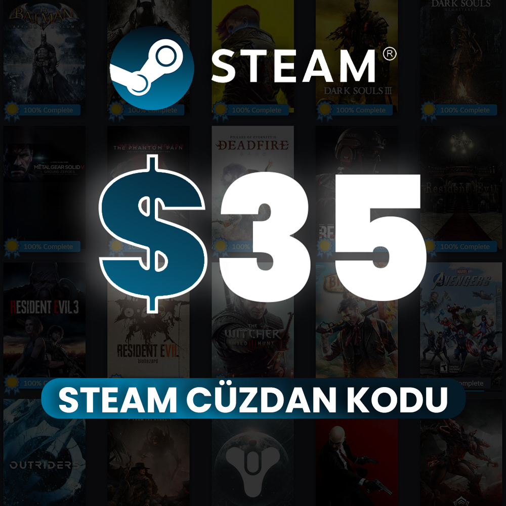 35 USD Steam Cüzdan Kodu