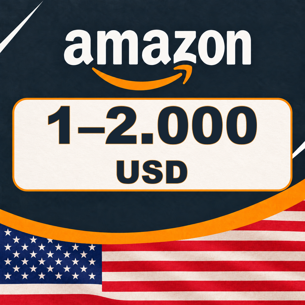 Amazon ABD 1 - 2000 USD Hediye Kartı