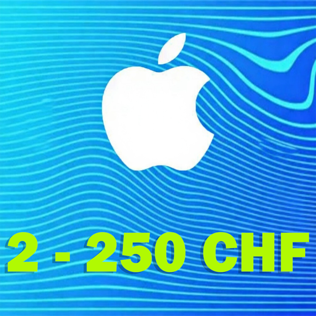 App Store & iTunes Hediye Kartı (2 - 250 CHF)