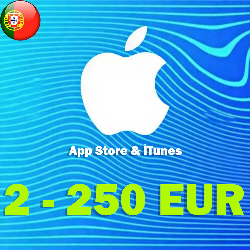App Store & iTunes Hediye Kartı Portekiz (2 - 250 EUR)