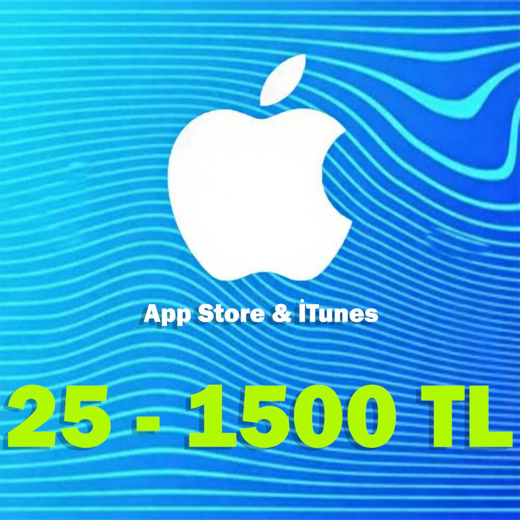 App Store & iTunes Hediye Kartı (25 - 1500 TL)