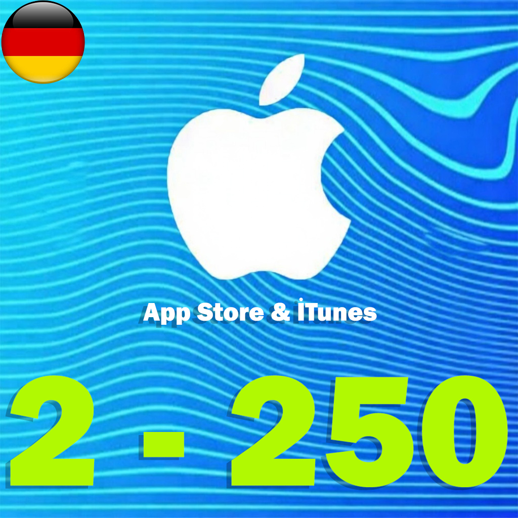App Store & iTunes Hediye Kartı Almanya (2 - 250 EUR)