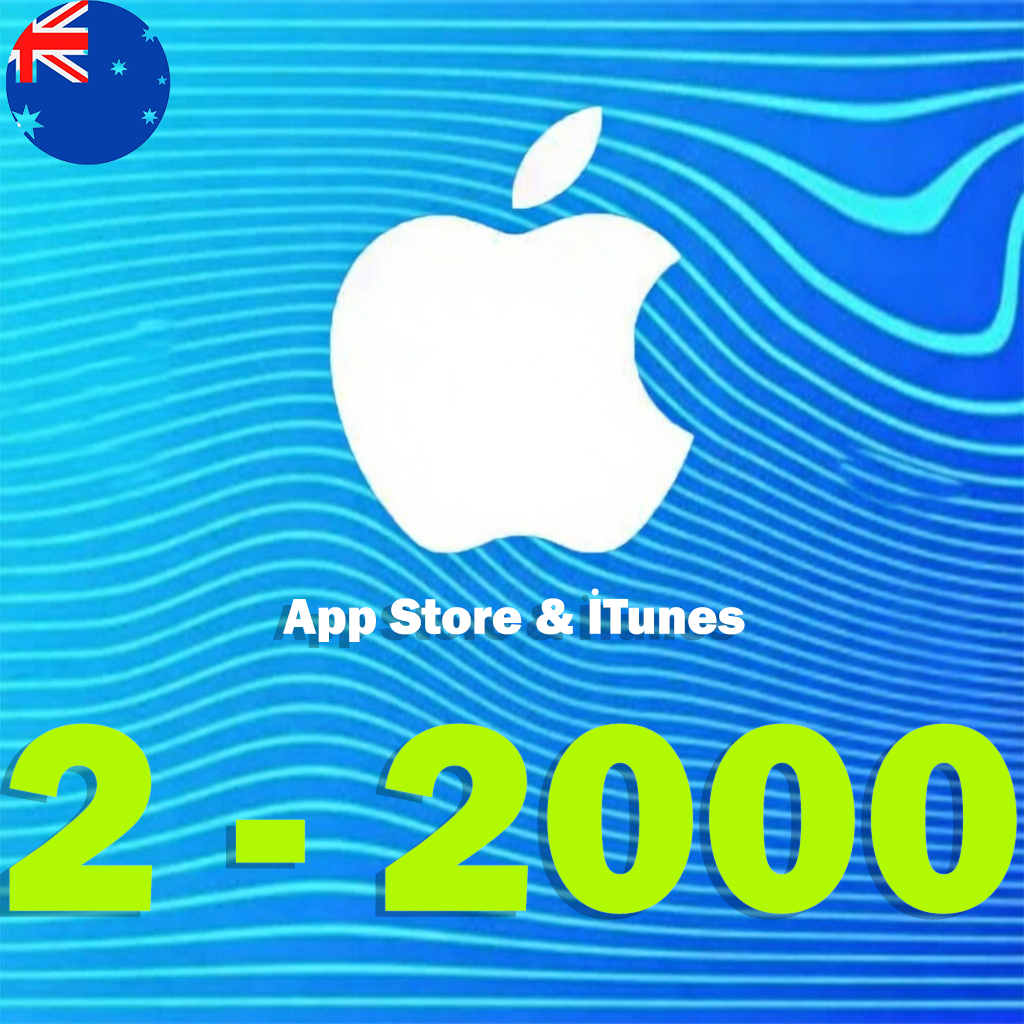 App Store & iTunes Hediye Kartı Avustralya (2 - 250 AUD)