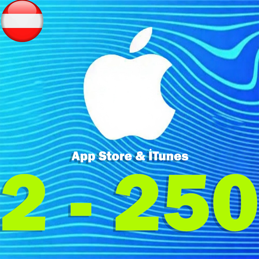 App Store & iTunes Hediye Kartı Avusturya (2 - 250 EUR)