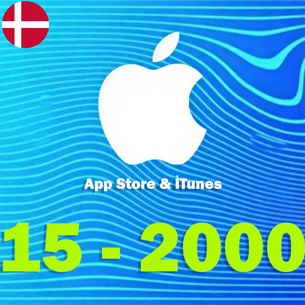 App Store & iTunes Hediye Kartı Danimarka (15 - 2000 DKK)
