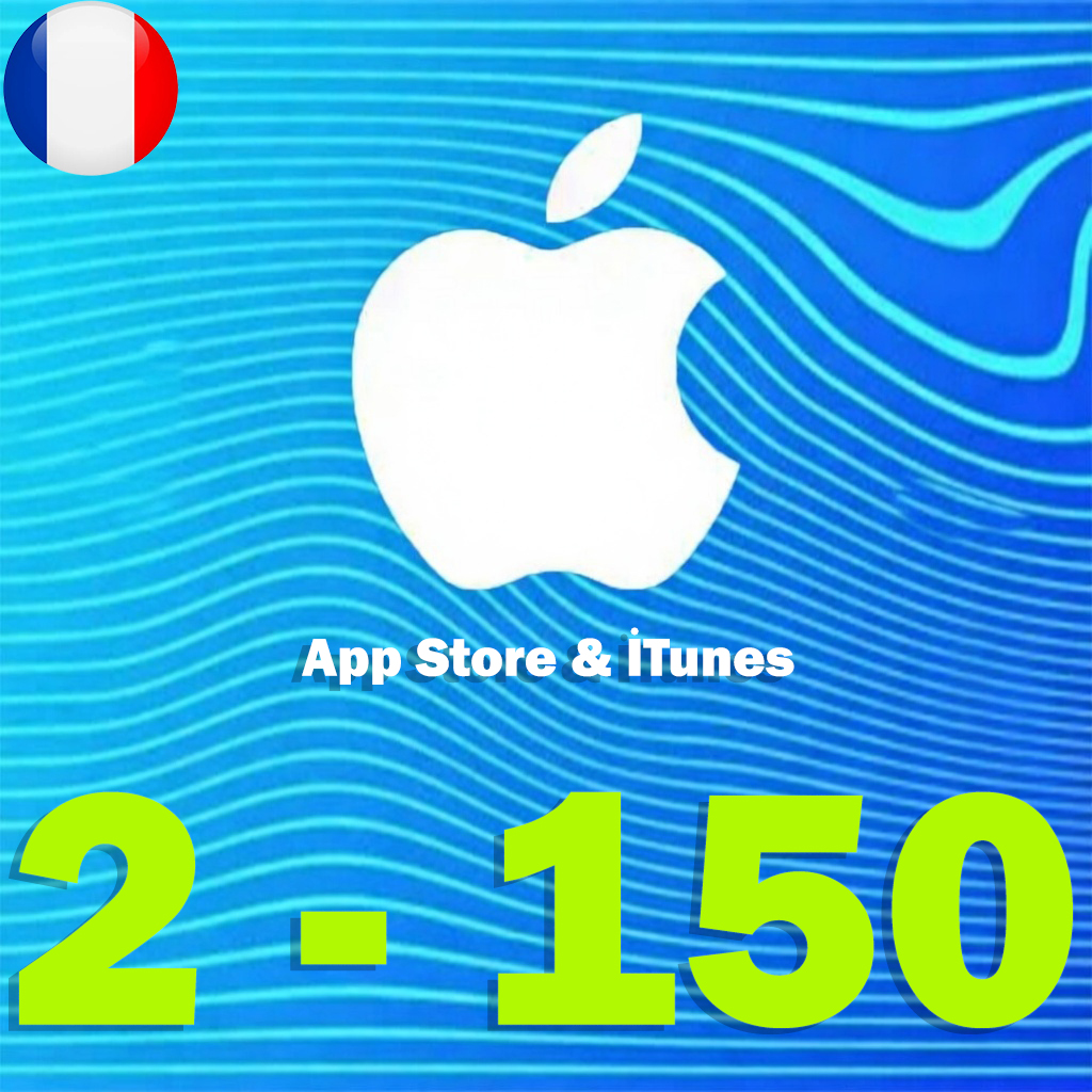 App Store & iTunes Hediye Kartı Fransa (2 - 150 EUR)