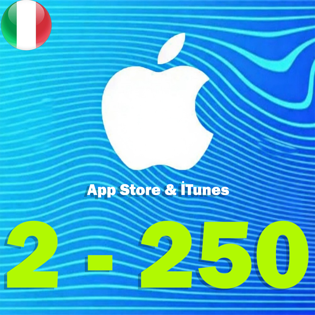 App Store & iTunes Hediye Kartı İtalya (2 - 250 EUR)