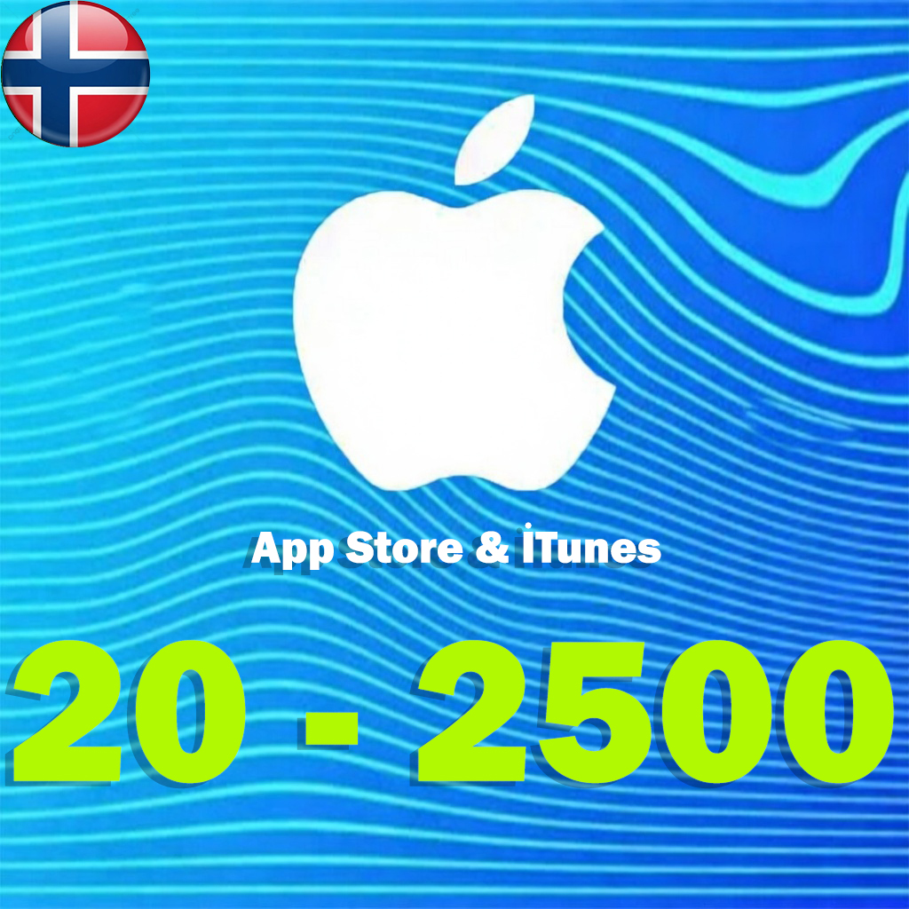 App Store & iTunes Hediye Kartı Norveç (20 - 2500 NOK)