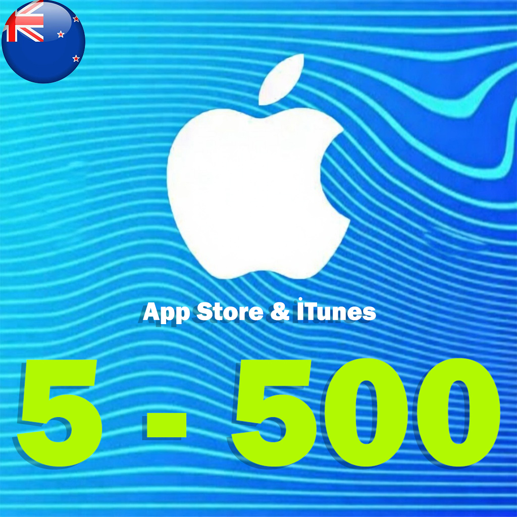 App Store & iTunes Hediye Kartı Yeni Zelanda (5 - 500 NZD)