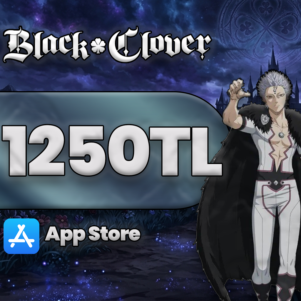 Black Clover 1250 TL App Store