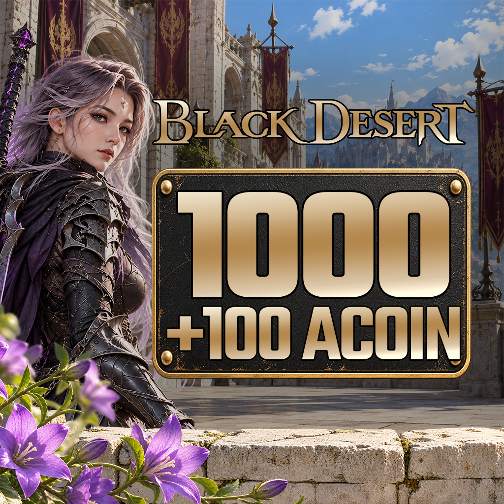 Black Desert 1000 + 100 Acoin