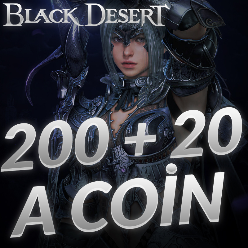Black Desert 200 + 20 Acoin