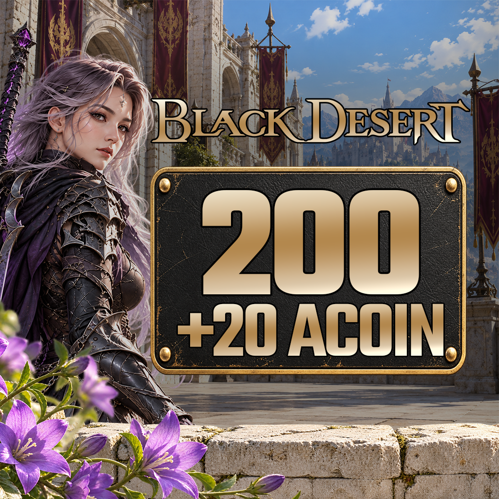 Black Desert 200 + 20 Acoin