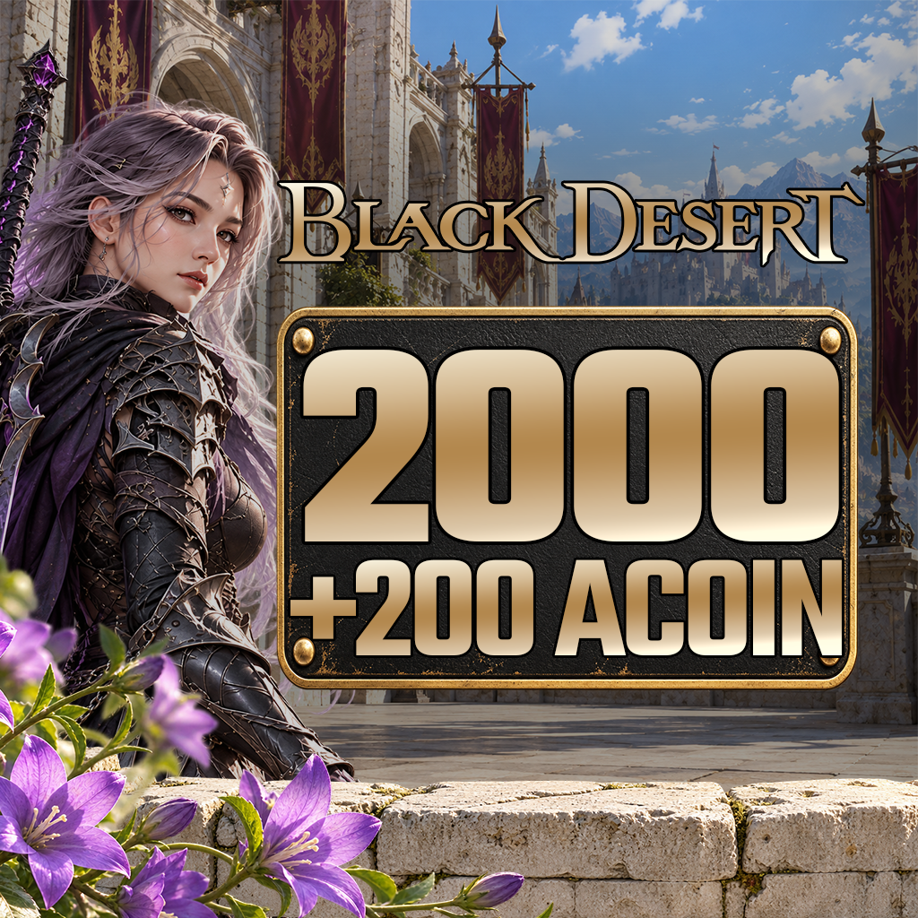 Black Desert 2000 + 200 Acoin