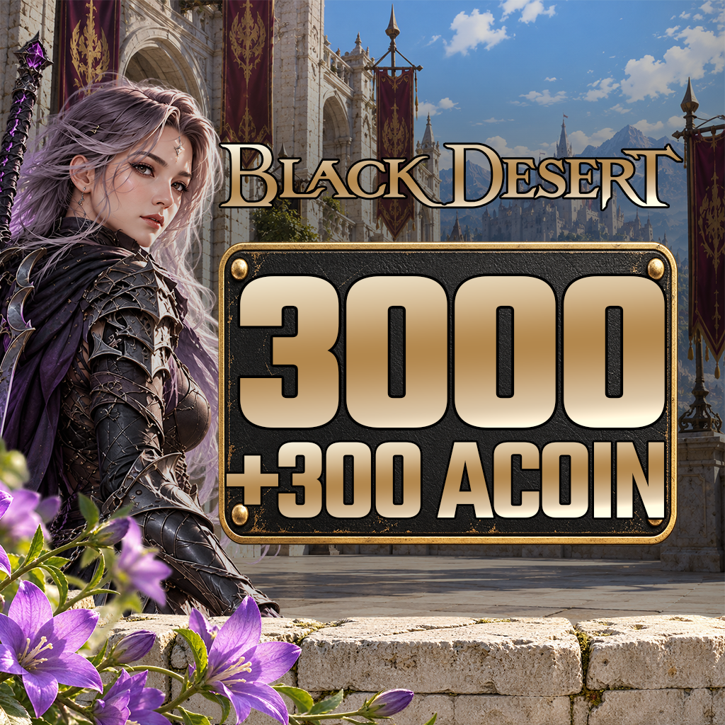 Black Desert 3000 + 300 Acoin