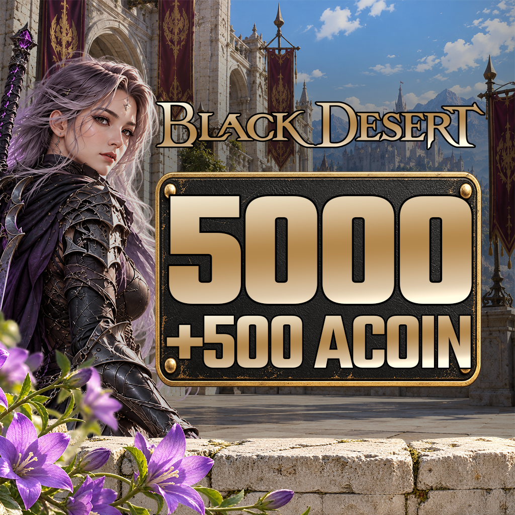 Black Desert 5000 + 500 Acoin
