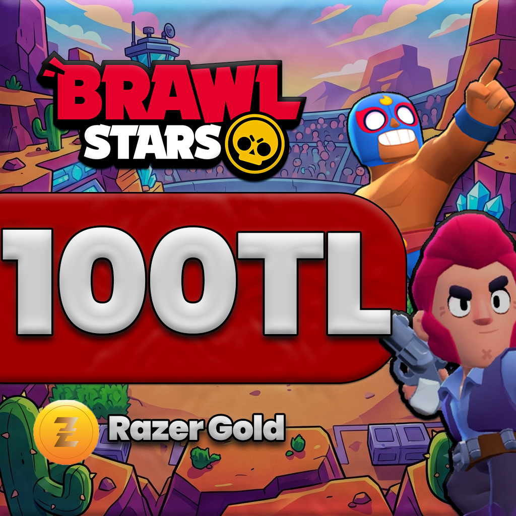 Brawl Stars Elmas 100 TL Razer Gold