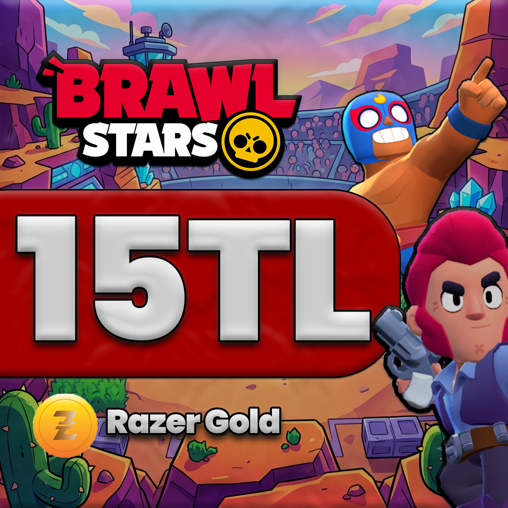 Brawl Stars Elmas 15 TL Razer Gold