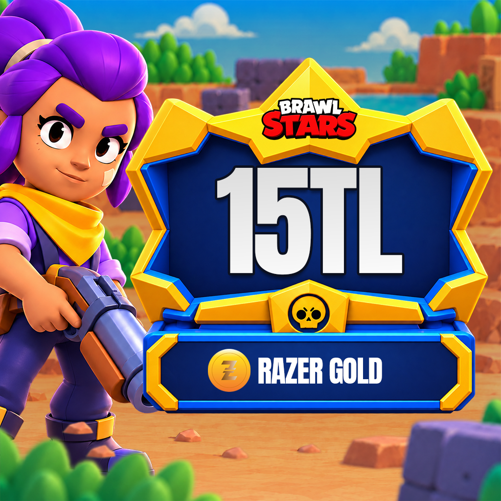 Brawl Stars Elmas 15 TL Razer Gold