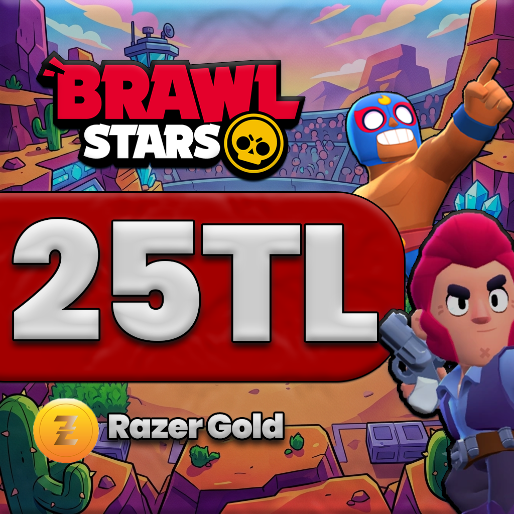 Brawl Stars Elmas 25 TL Razer Gold