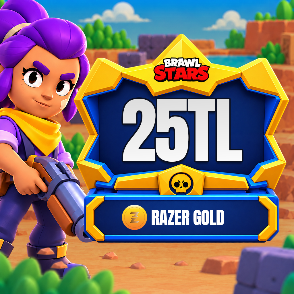 Brawl Stars Elmas 25 TL Razer Gold