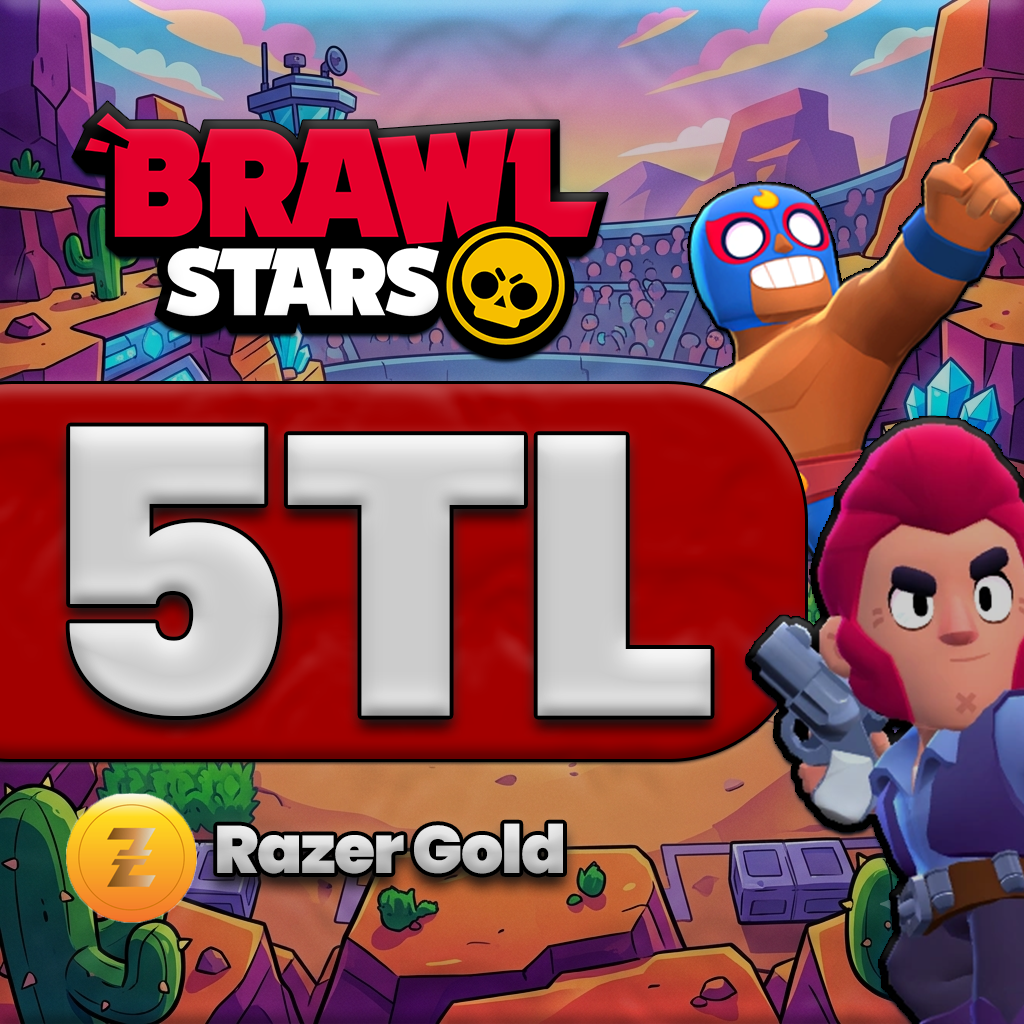 Brawl Stars Elmas 5 TL Razer Gold