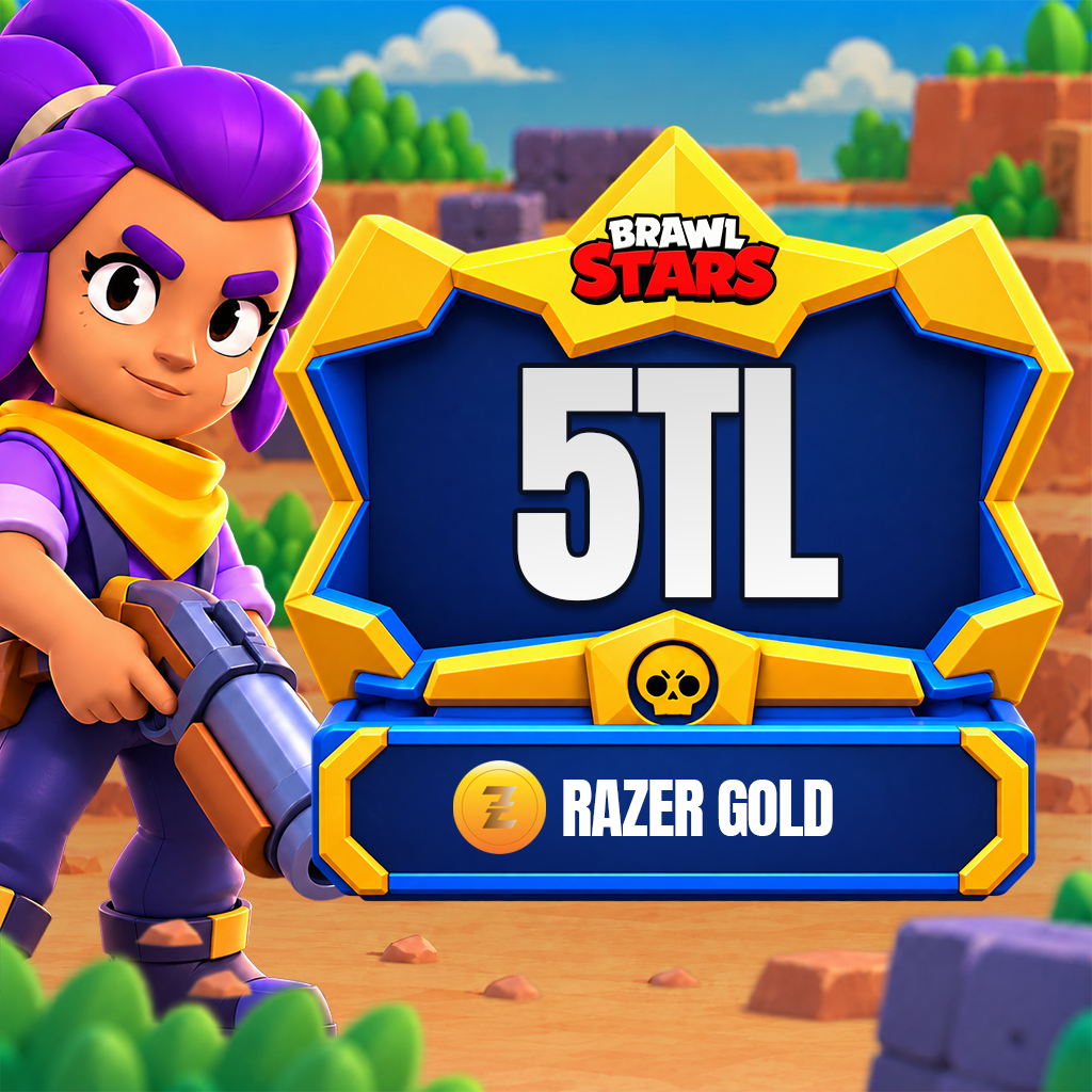 Brawl Stars Elmas 5 TL Razer Gold