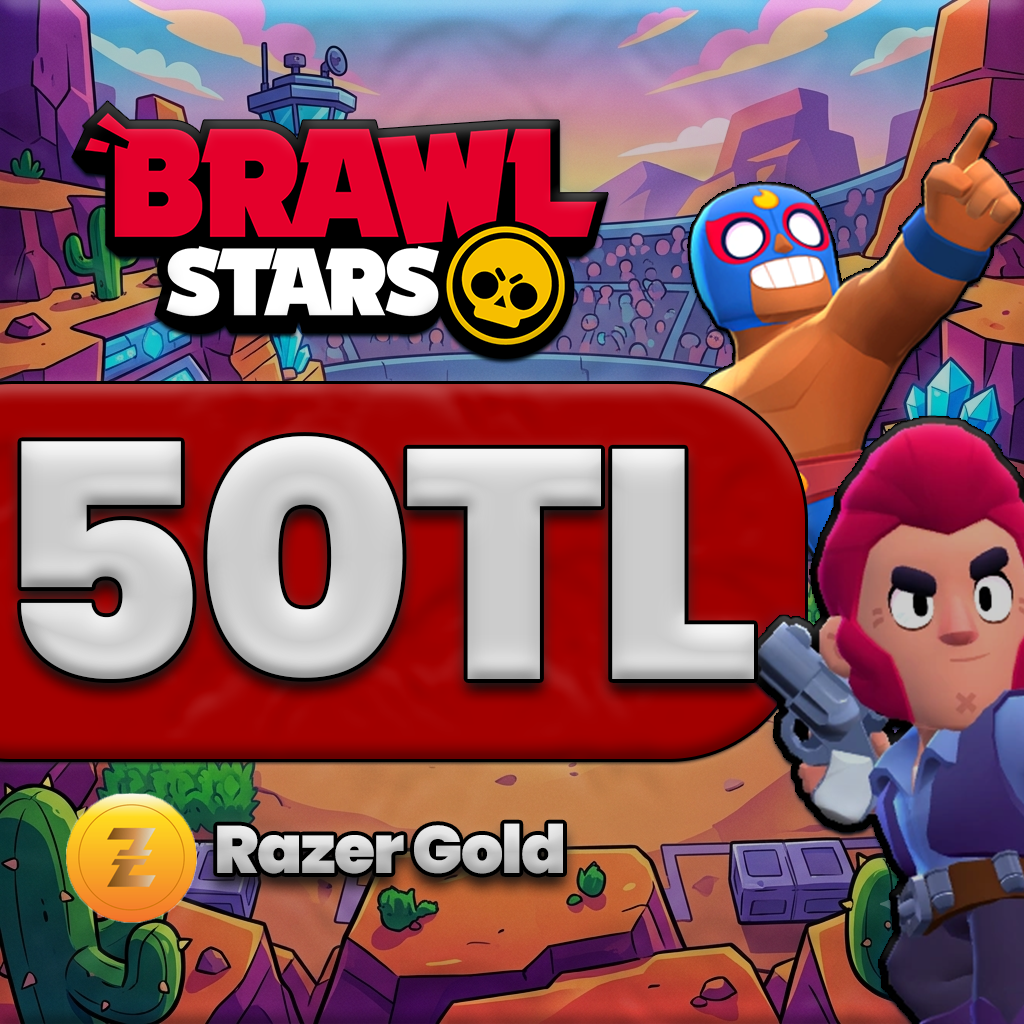 Brawl Stars Elmas 50 TL Razer Gold
