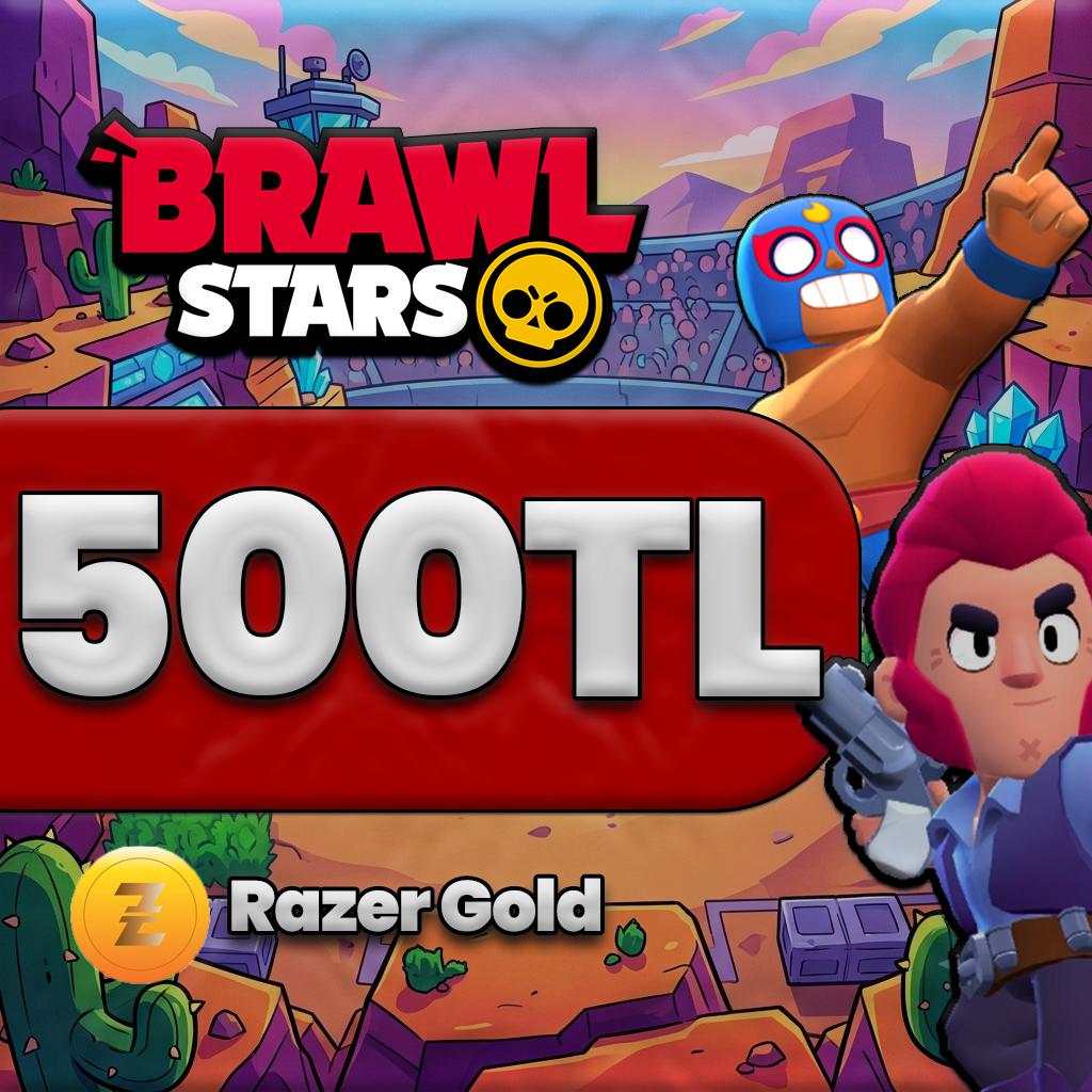 Brawl Stars Elmas 500 TL Razer Gold