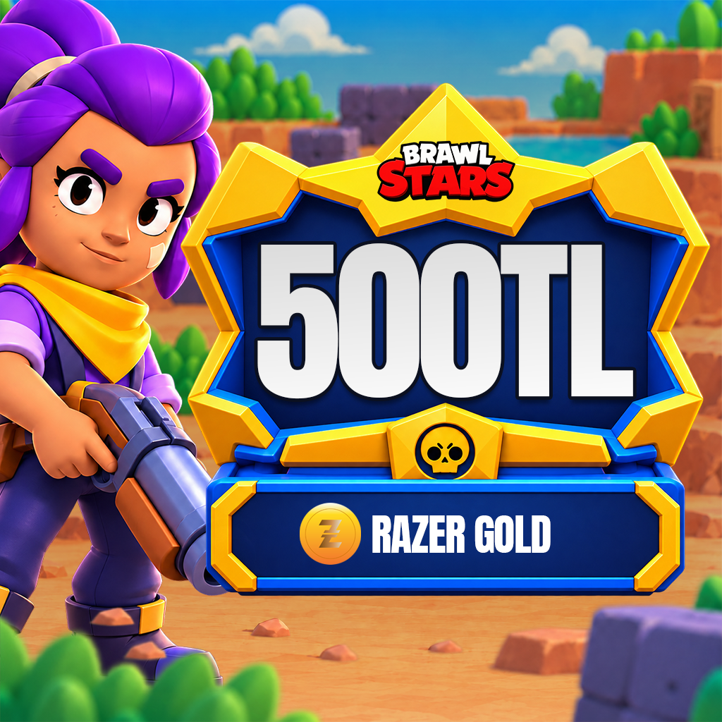 Brawl Stars Elmas 500 TL Razer Gold