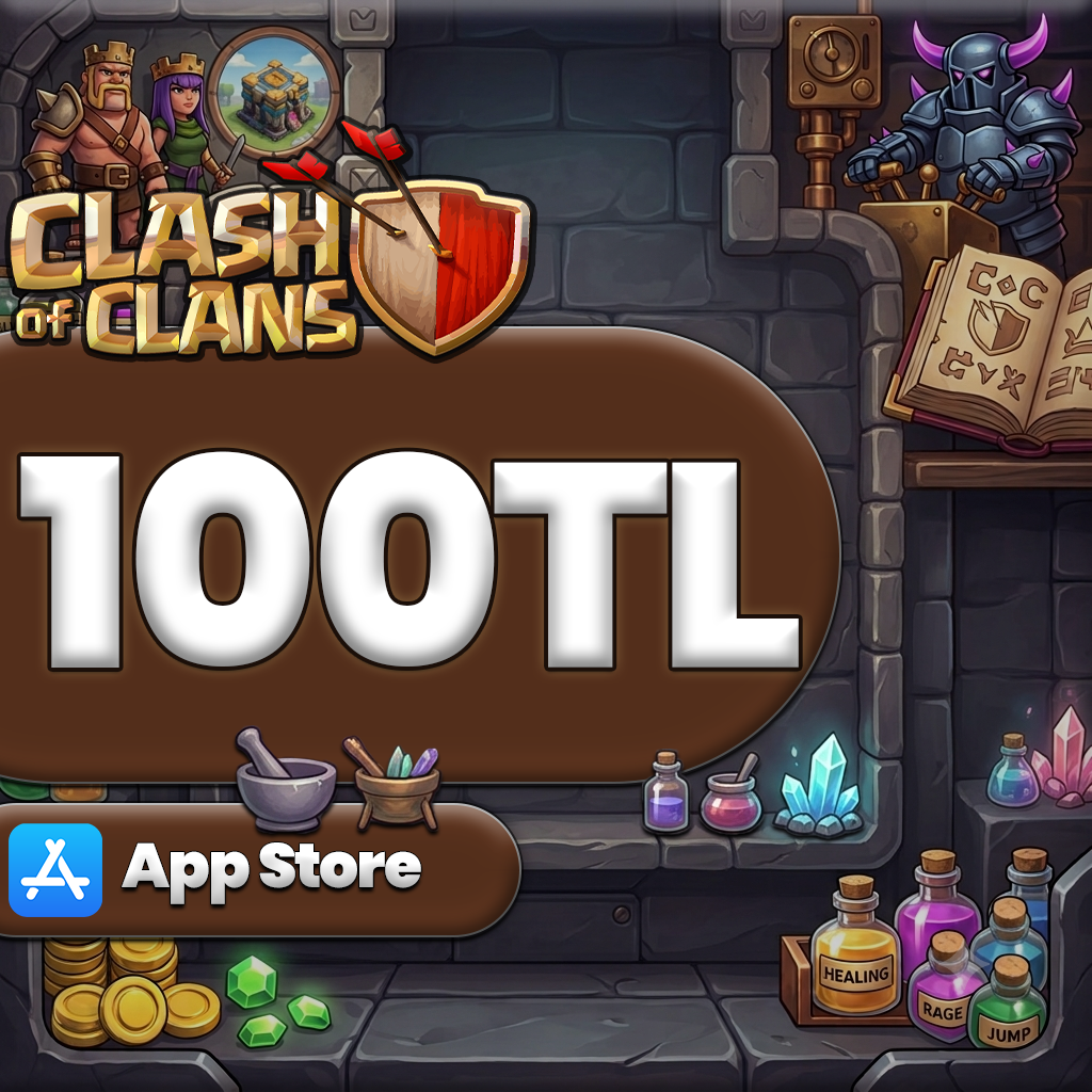 Clash Of Clans 100 TL App Store