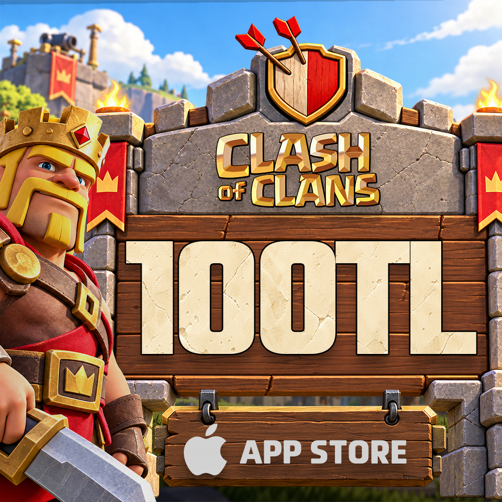 Clash Of Clans 100 TL App Store