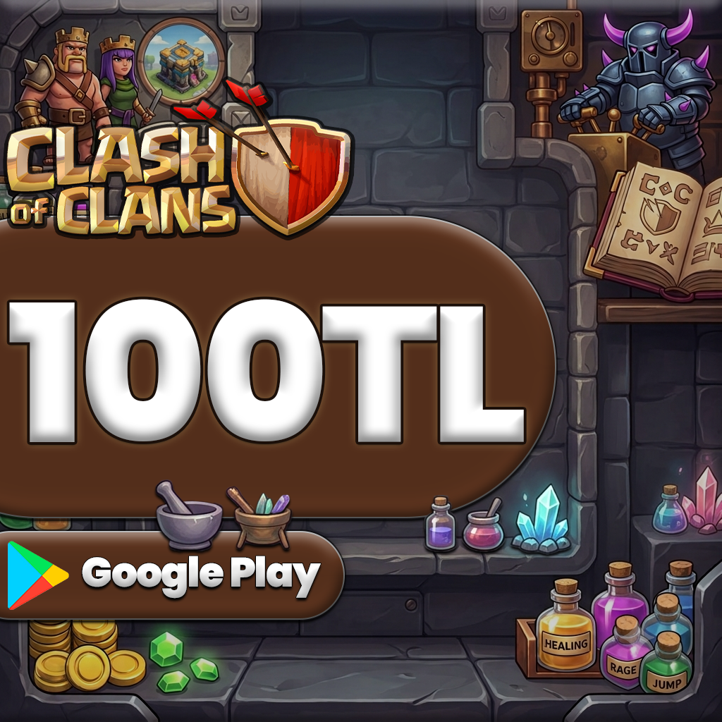 Clash Of Clans 100 TL Google Play