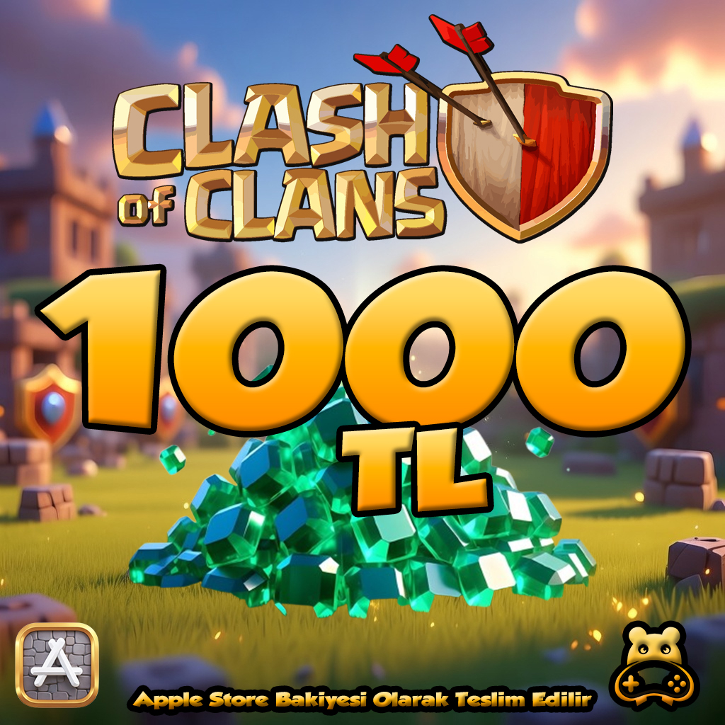 Clash Of Clans 1000 TL App Store