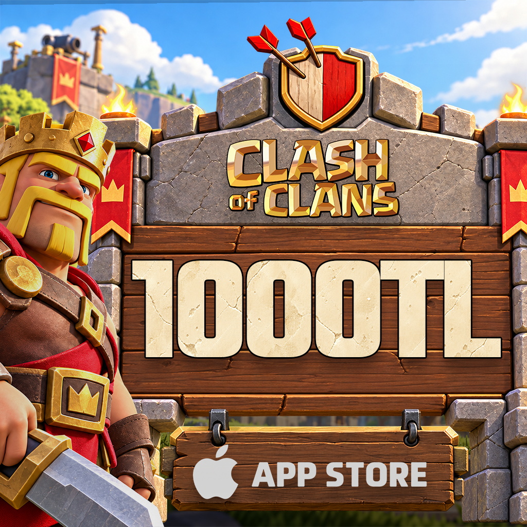 Clash Of Clans 1000 TL App Store