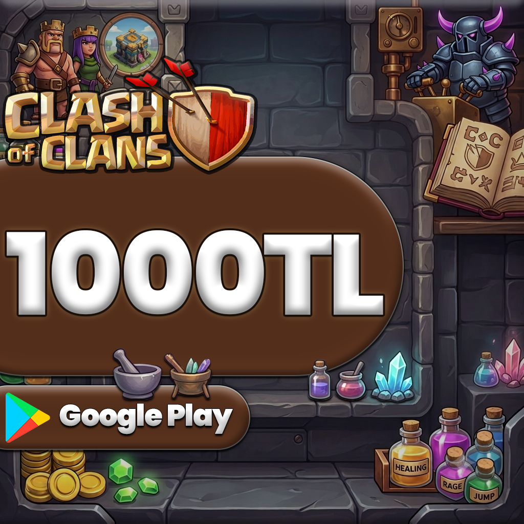 Clash Of Clans 1000 TL Google Play
