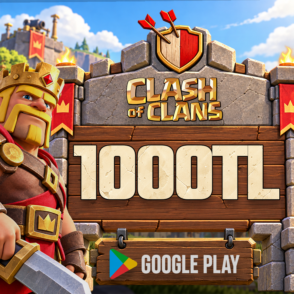 Clash Of Clans 1000 TL Google Play