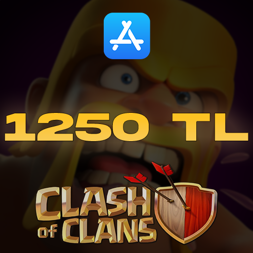 Clash Of Clans 1250 TL App Store