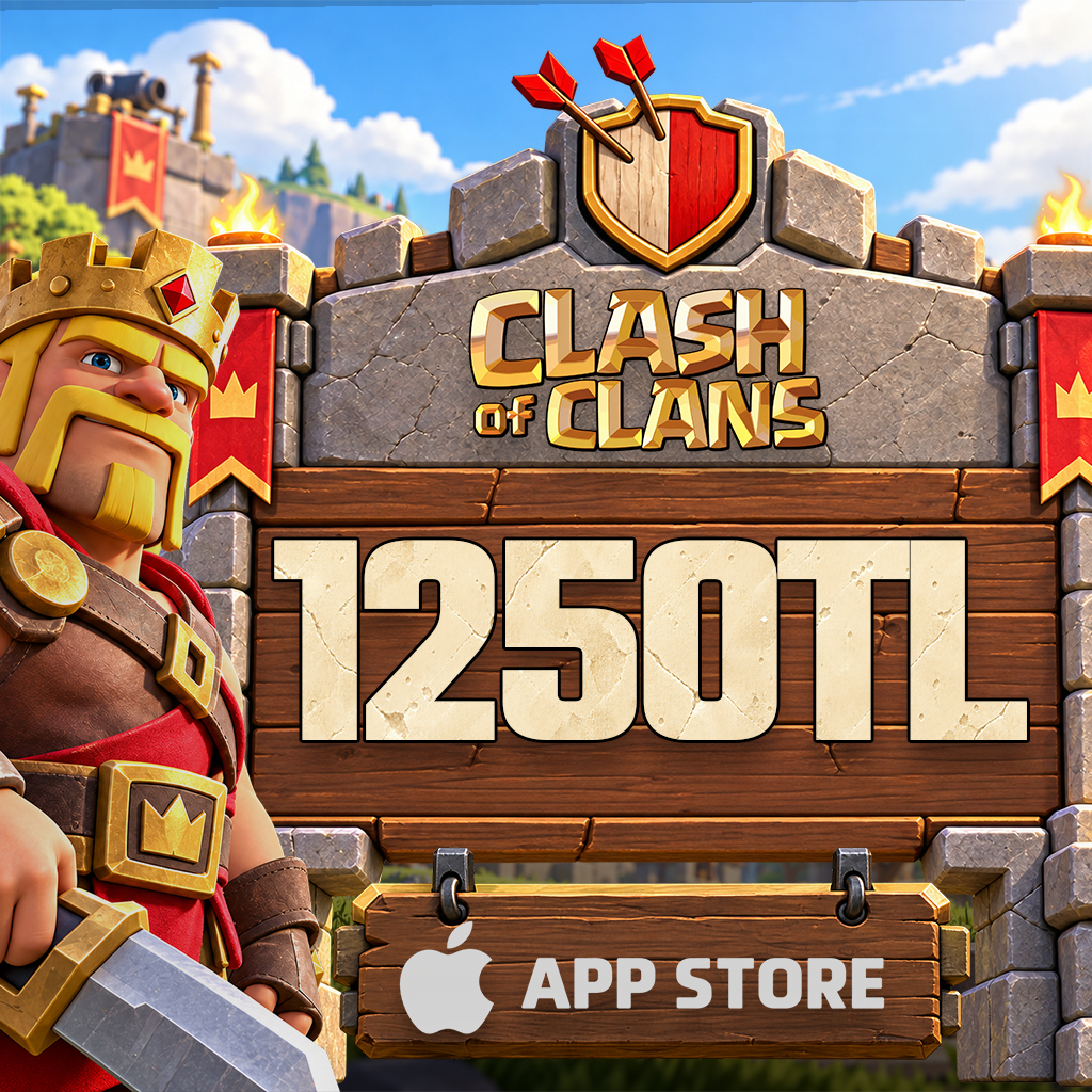Clash Of Clans 1250 TL App Store