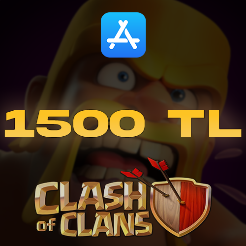 Clash Of Clans 1500 TL App Store