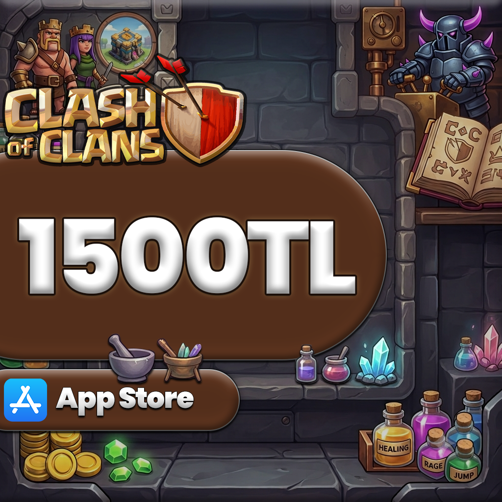 Clash Of Clans 1500 TL App Store