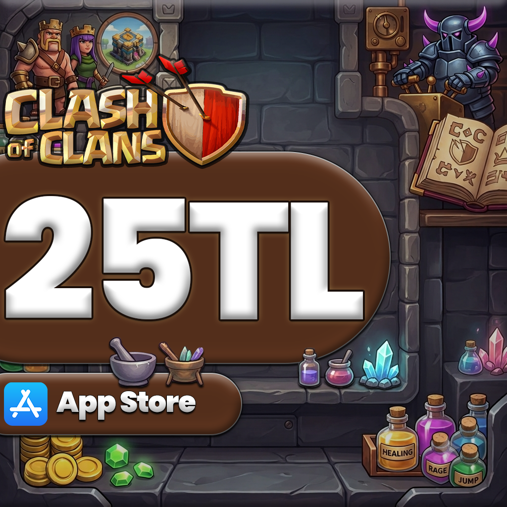 Clash Of Clans 25 TL App Store
