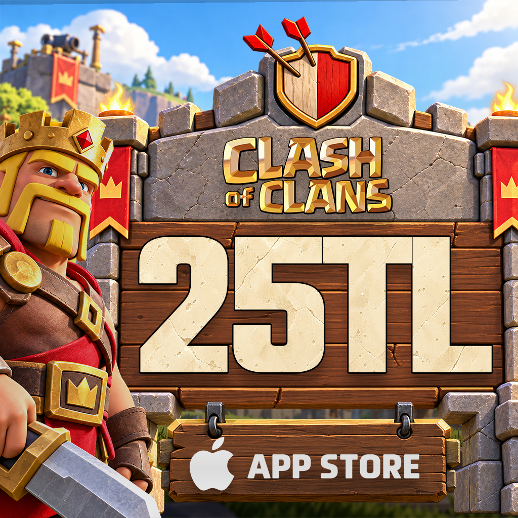 Clash Of Clans 25 TL App Store